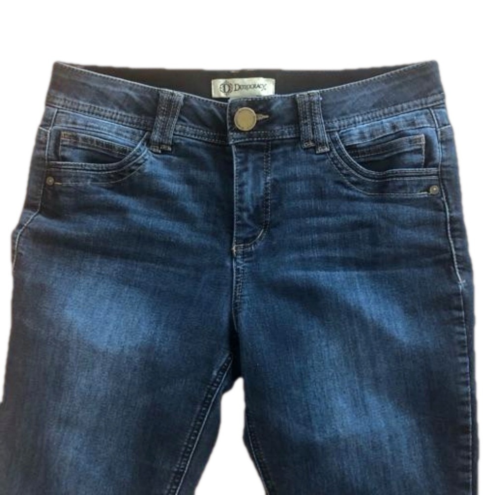 Democracy Size 10 Ab Technology jeans. Medium wash denim stretch mid-rise - Picture 3 of 10